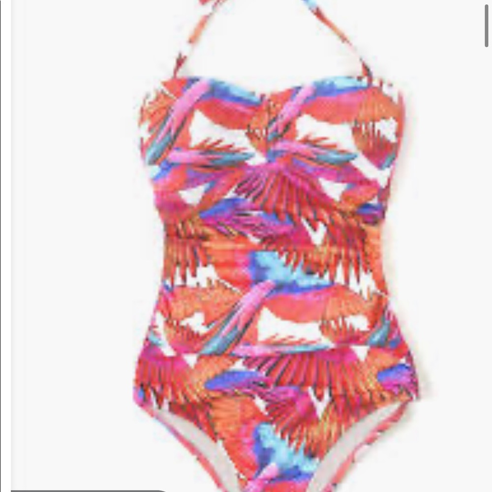 Echo design birds of paradise v front one-piece